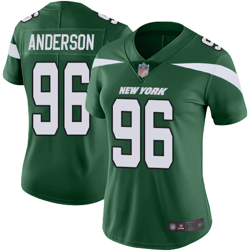 New York Jets Limited Green Women Henry Anderson Home Jersey NFL Football #96 Vapor Untouchable